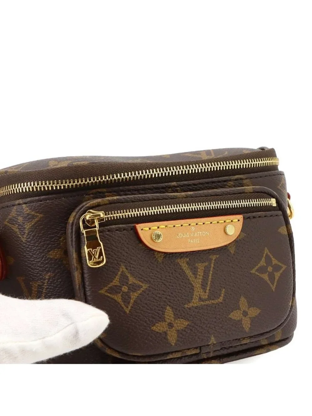 Louis Vuitton Monogram Mini Bumbag 2-Way Bag Brown